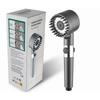 Pressurized Handheld Shower Set with Filtered Spray & Massage Nozzle in Gun Grey
