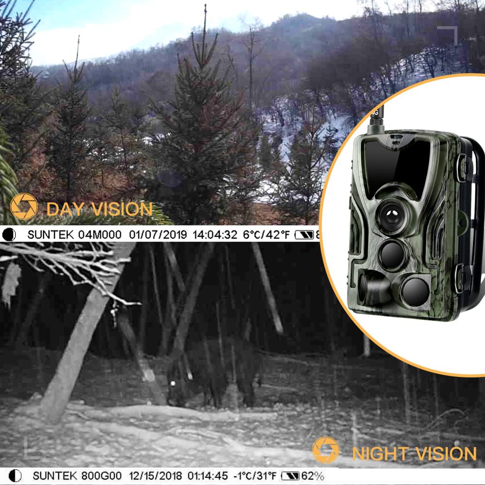 Outdoor Hc-801lte 4g Jagd Kamera 20mp Infrarot Kamera MMS/SMTP Po Falle 0,3 s Trigger Zeit 940 nm Led Wild Kamera Potrap