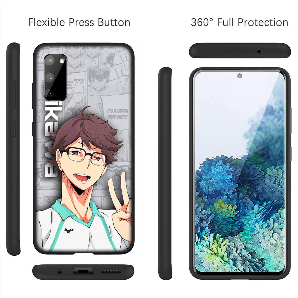 for Samsung Galaxy S24 S23 iPhone 16 15 14 Xiaomi Redmi Note 13 12 11 10 8 Plus 9 Pro Max X XR 14CPhone Case Oikawa Tooru Haikyuu OPPO Huawei Cover