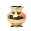 Bhimonee Decor | Pure Brass Matka Design Lota | Traditional Lutiya Kalash for Pooja & Rituals |