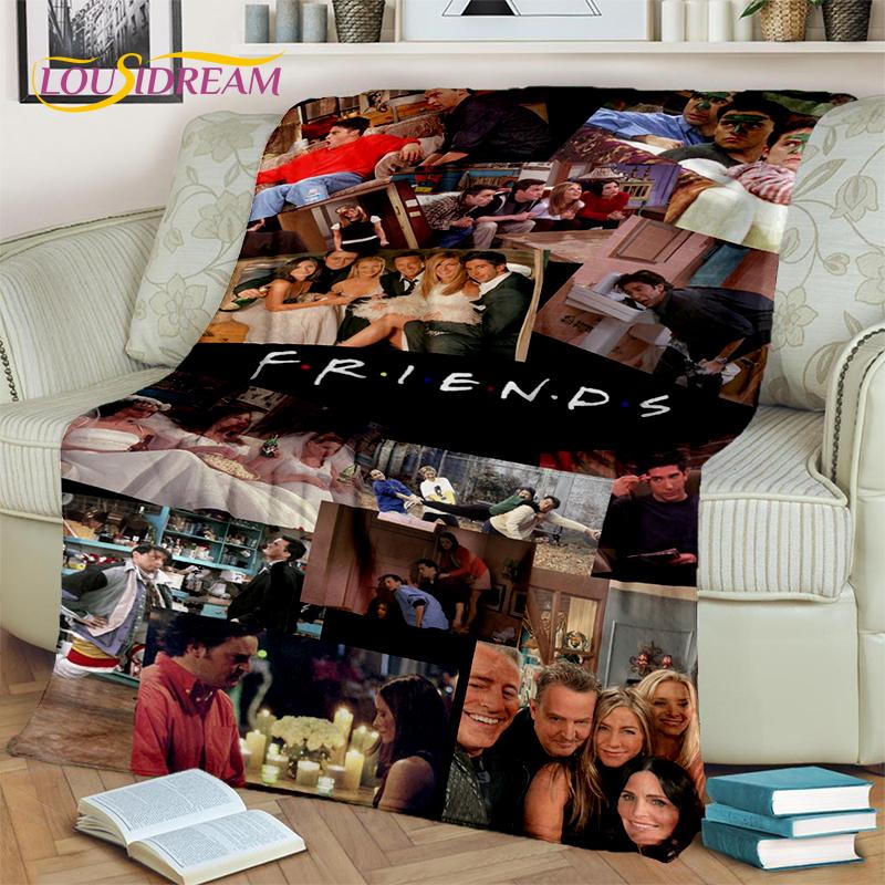 Classic Central Perk Friends TV Show Blanket,Soft Throw Blanket for Home Bedroom Bed Sofa Picnic Travel Office Cover Child Gift