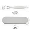 Stainless Steel Tongue Scraper - Removes Coating and Dirt for Adult Oral Hygiene