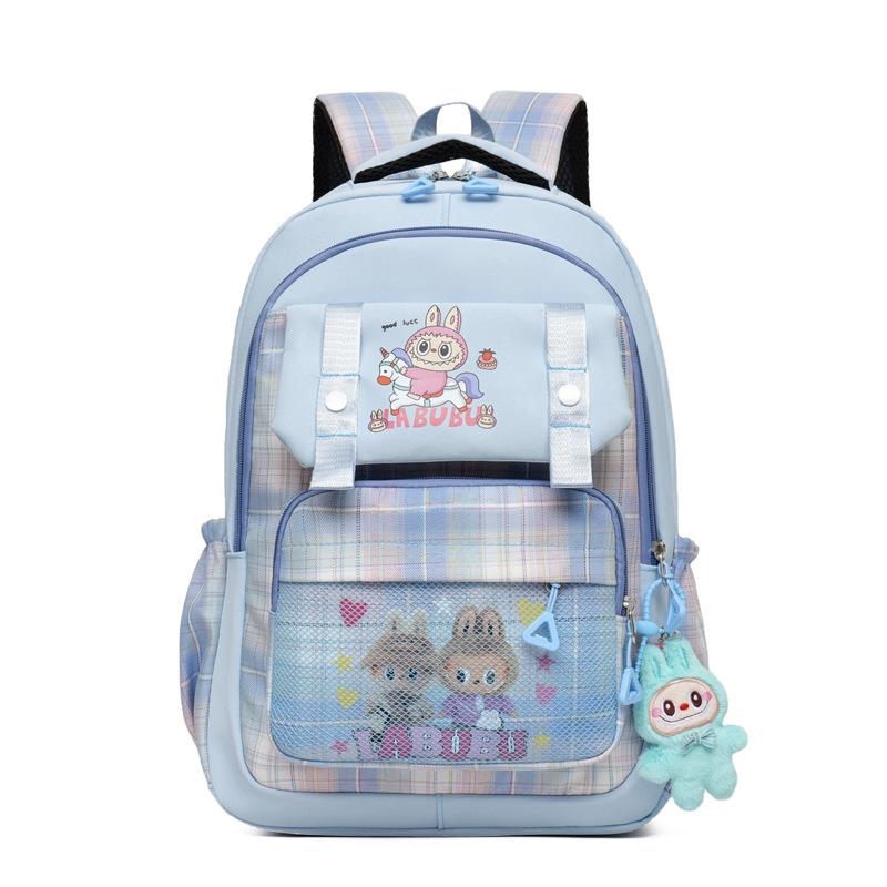 Schoolbag1011 new primary school bag for grades 1, 2 and 3 to reduce the burden of spine care for girls, girls and girls, light backpack for girls