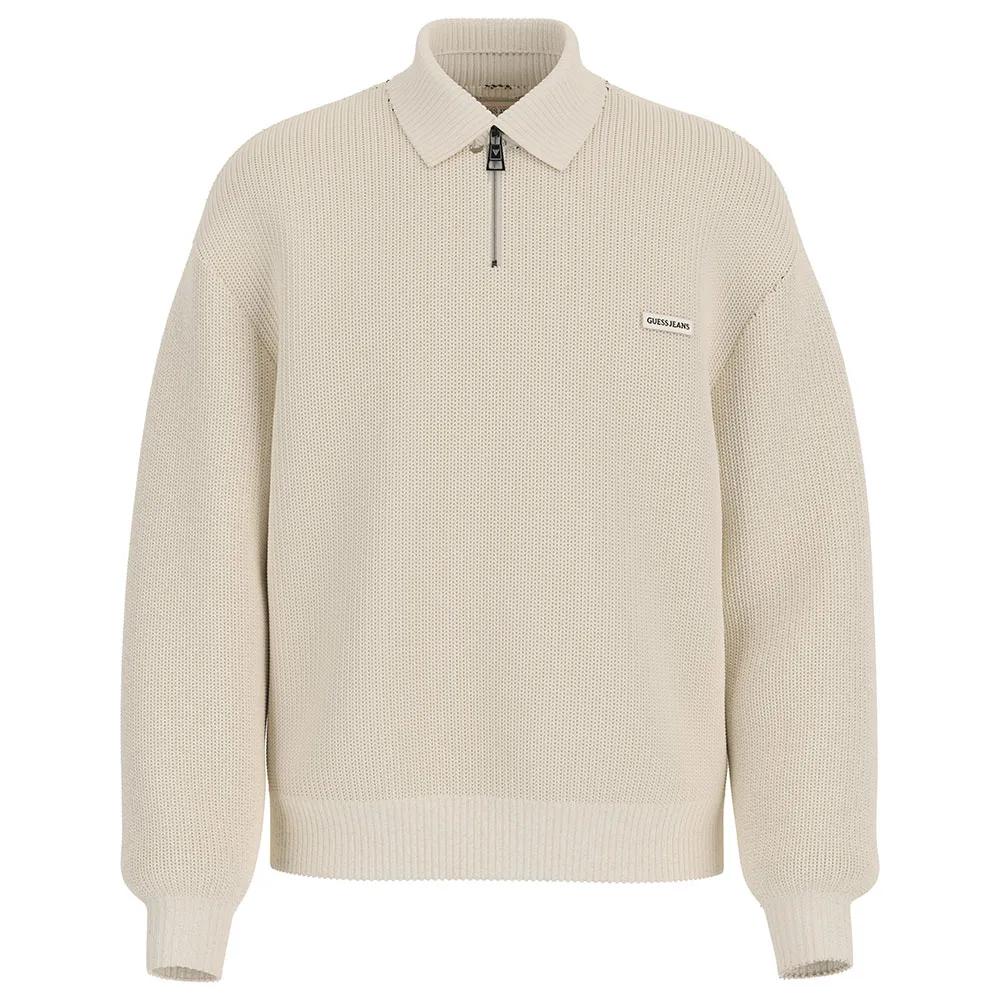 Guess Jeans Толстовка с полумолниеймолнией Collar EU L