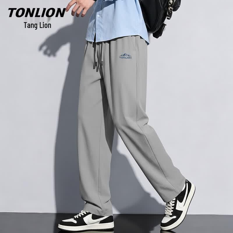TonLion Men s Summer Casual Straight-Leg Pants 2XL