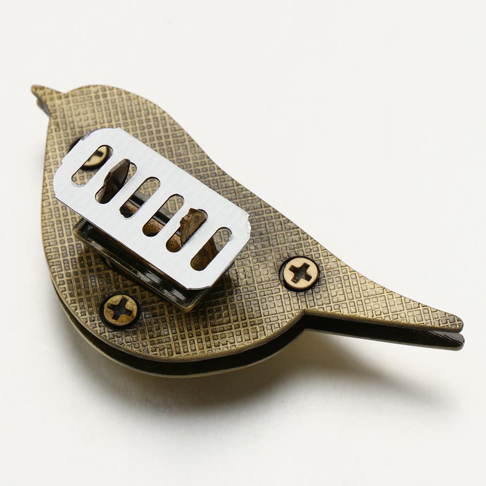 Women Metal DIY Bag Turn Lock Hardware Accessories Locks Clasp Handbag Leather Craft