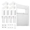 1 Set Pleats Blind Clip Bracket Accessories Set Rolling Curtain Shade Clamps for Vertical Blind Repair Replacement Parts
