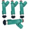 4Pcs Fuel Injector for Suzuki Grand Vitara 2009-2013 Kizashi 2010-2013 L4 2.4L