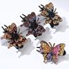 Rhinestone Colorful Butterfly Hair Accessories Korean Style Hair Clip Duckbill Clip Women Hair Claw