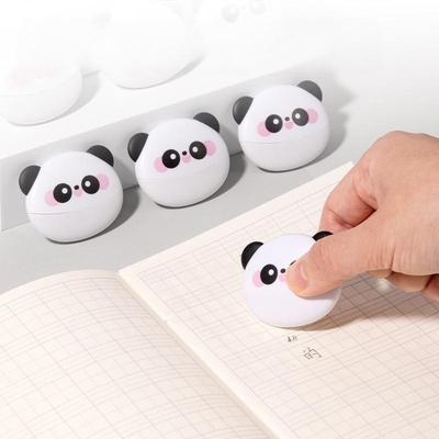 2Pcs Kids Gift Panda Style Thermal Eraser Dual Purpose Erasers Creative Stationery For School Office Easy To Wipe Supplies