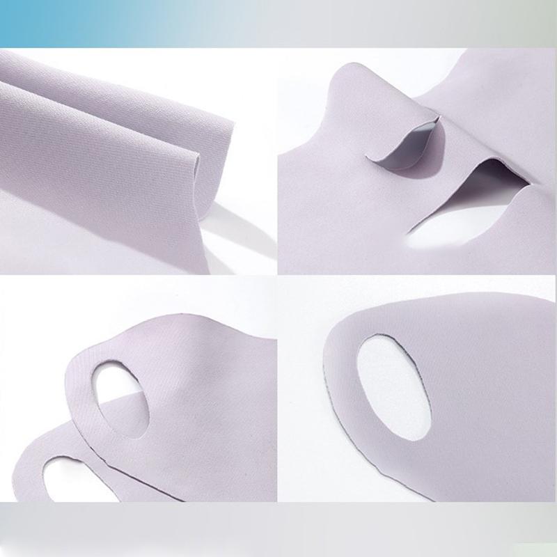 Outdoor Sports Sunscreen Facial Mask For Women Sun Uv Protection Breathable Ice Silk Face Veil Ear Hanging Face Cover Mask