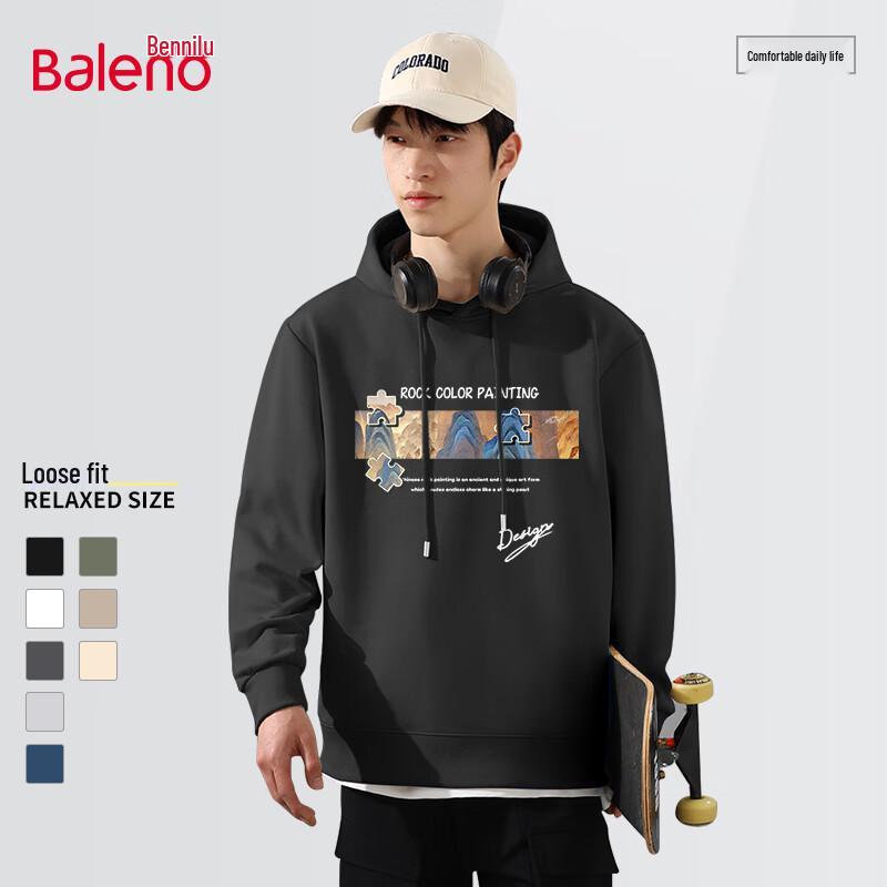 Baleno Men's Hooded Casual Sweatshirt