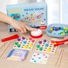 Color Cognition Bead Game for Kids - Early Education Toy for Hand Movement Training