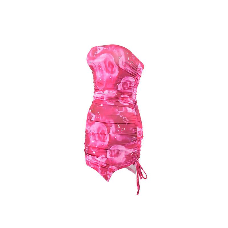 Sexy Summer Dress For Women With Floral Print And Slipon Style For Casual Wear