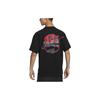 Nike T Shirts Men's Black Crew Neck Moderate Straight Fit FN4176-010