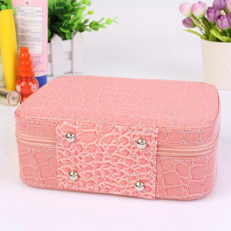 2020NEW Fashion Cosmetic Makeup Box Case Toaletowe organizery Torebka do przechowywania ze wzorem lustra
