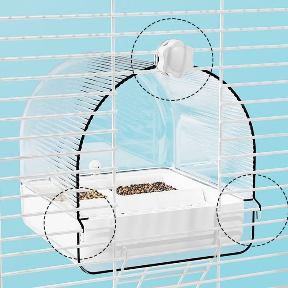 Bottom Drawer Parrot Bathtub Splash Proof Parrot Shower Box Bird Bathing Pool  Grooming Supplies