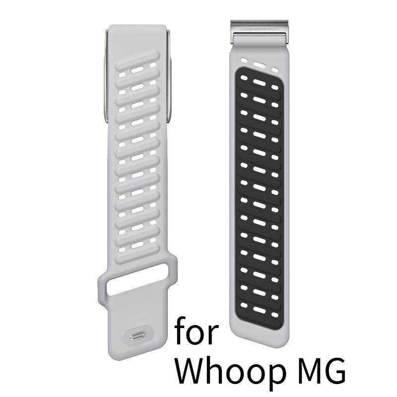 Compatible For Whoop 4.0/Whoop 5.0/Mg Sportflex Wrist Band Soft-Touch Silicone Waterproof And Sweatproof Replacement Band