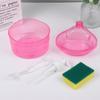 Soap Dispensercreative Kitchen Dishwashing Liquid Dispenser Dispenser Pump Dish Container Soap Liquid Sponge Kitchen Soap