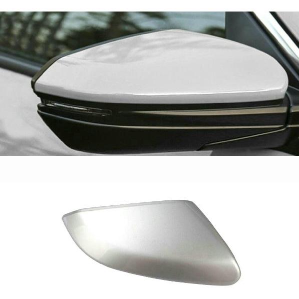 Silver Right Passenger Side Mirror Cap Cover For Honda Civic 2016 2017 2018 2019 2020 2021 Rearview Mirror Cap Replacement