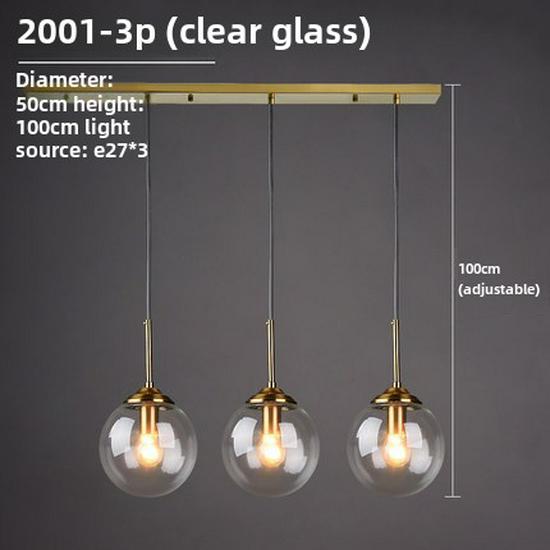 

Скандинавская минималистичная люстра: Современный стеклянный обеденный стол-светильник для кафе, бара, спальни или прикроватной тумбочки. includes warm light