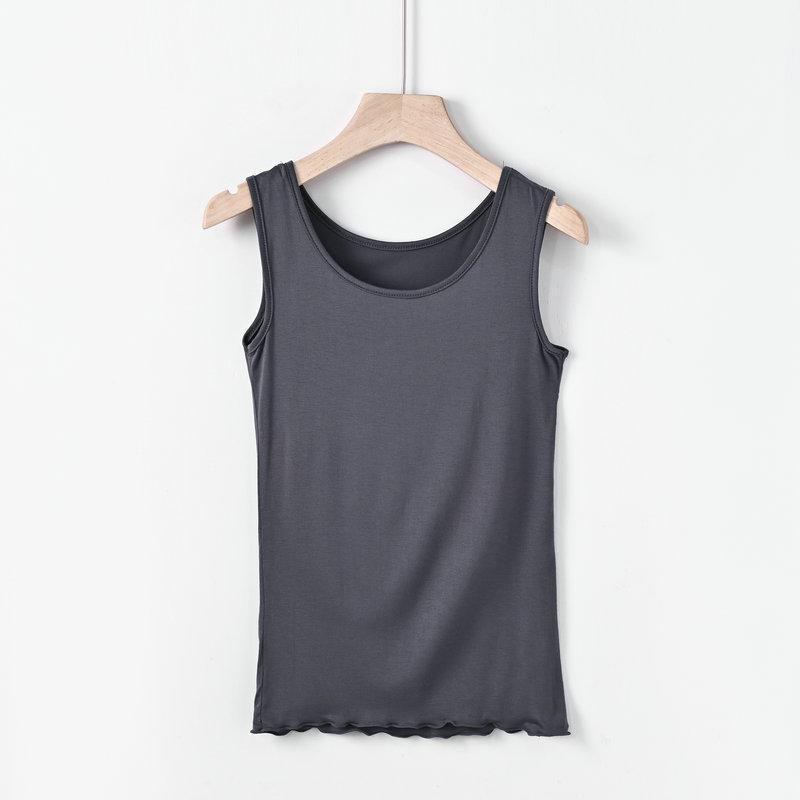 

Женский модальный топ без рукавов большого размера - Летняя одежда для дома и улицы свободного кроя 6XL