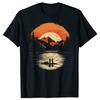 Mens Outdoor Activity Tshirt Enjoy Fishing Moment Shirts Men Clothing Tops Graphic T Shirts Vintage T Shirt Streetwear
