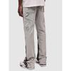 DRIPX Jeans Lavati Uomo Vintage Caviglia Pantaloni Vita Media Tasche Bottone Zip Chiusura Denims Usurati Streetwear Pantaloni Dritti