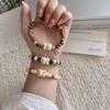 Jingdezhen Handmade Lucky Bear Bracelet with Forest Tassel Style.