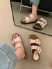 Fashion Slippers Women Summer Slides Shoes Pantofle Platform Soft 2025 Retro Scandals  Shoes Women House Slippers Platform Pantofle Slid