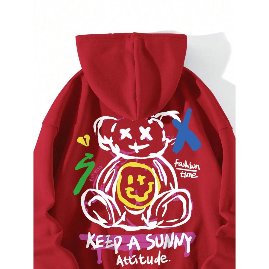 Сохраняйте солнечное настроение Fsahion Время Принт Худи Женский Осенний Теплый Свитшот — фото 3