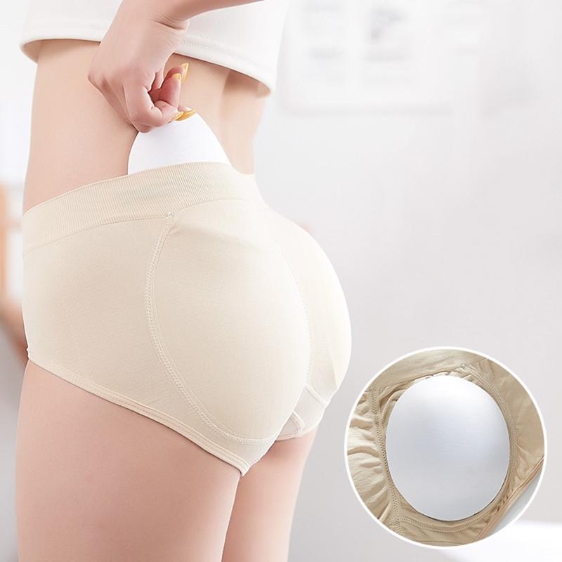 Gepolsterte Push-Up Slips für Damen Po-Lifter Formende Höschen Falscher Po Gesäß Hüftpolster Unsichtbare Lift-Up Slips Höschen Unterwäsche