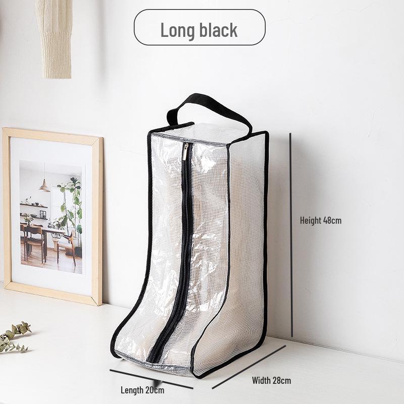 Transparent Moisture-Proof Shoe Dust Cover for Long and Short Boots