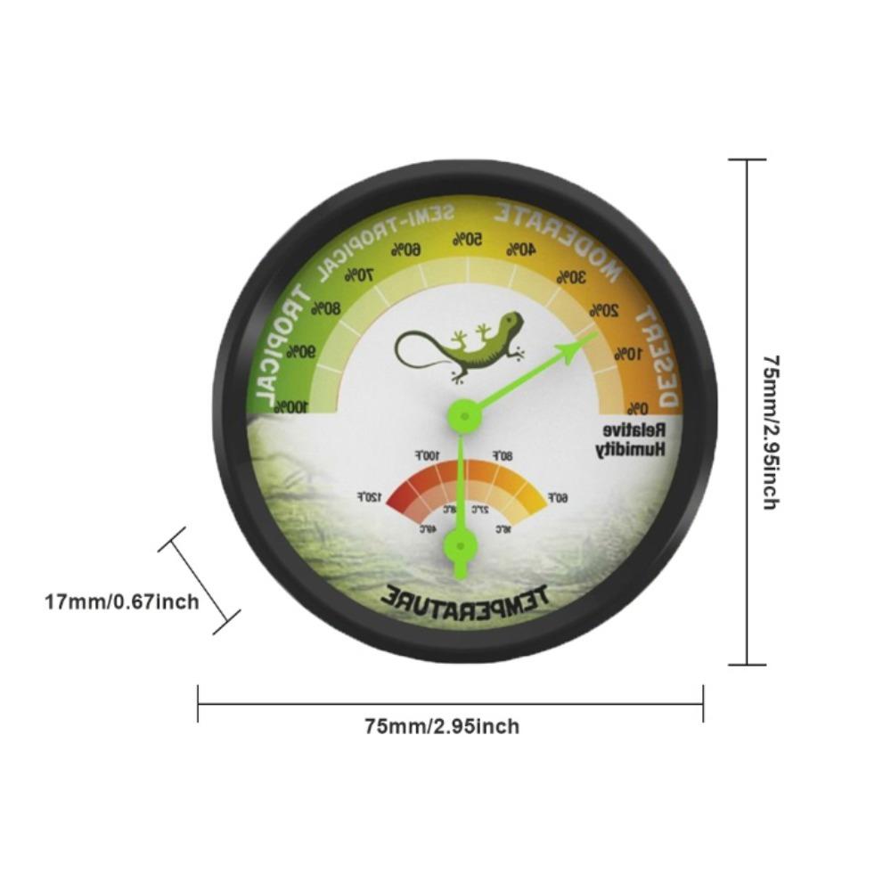 High Accurately Indoor Hygrometers Digital Display Outdoor Hygrometers  Crabs Terrariums Lizard style