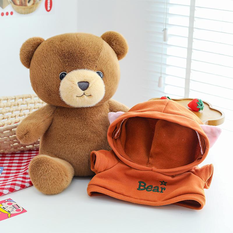 Casual Sweatshirt Bear Doll Teddy Bear Doll Plush Toy Girl Birthday Gift Video Game City Redemption Doll