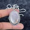 Rose Quartz Gemstone Handmade 925 Sterling Silver Jewelry Pendant 2.25" M-2938