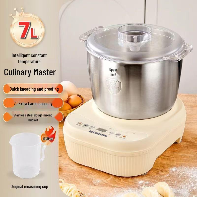 High-Power Intelligent All-in-One Dough Mixer: Automatic Kneading, Fermentation, and Household Chef Machine