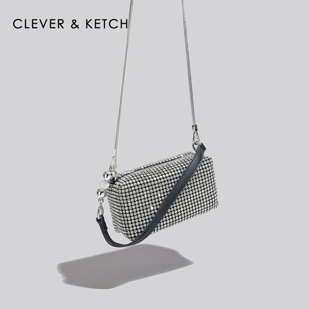 Fashion Niche Armpit Bag Diamond Crossbody Bag Length 19cm Wide 7cm High 11cm