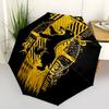 1pc Hufflepuff House Crest Umbrella with Plastic Handle,Cartoon Pattern,Suitable for All Seasons Multi-functional Umbrella343