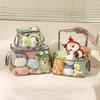 Large Capacity Plush Toy Storage Bag Waterproof Organizer For Kids Dolls Stuffed Animals Student Books Storage Container
