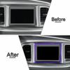 Armaturenbrett Navigation GPS Bildschirmabdeckung Zierrahmen Für Dodge Charger 2015+ Lila