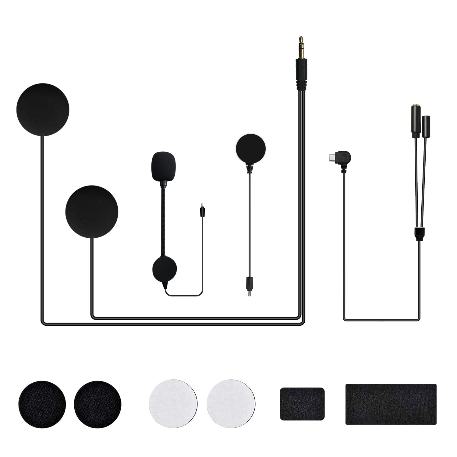 

Аксессуары для мотоциклетной гарнитуры-интеркома TNICER для G1ultra/G1EX (MC-G1-JP) MC-G1-JP чёрный