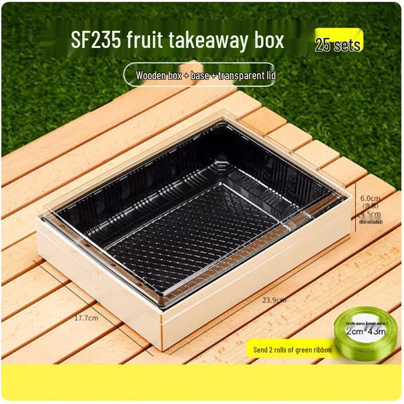 Premium Disposable Bamboo Fruit Containers