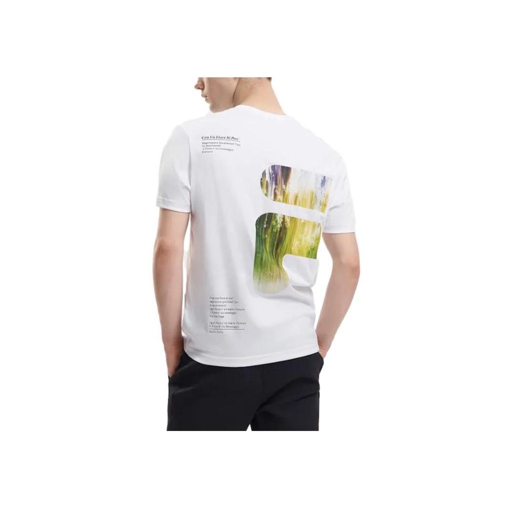 New FILA T Shirts Men's White F11M318107F-WT