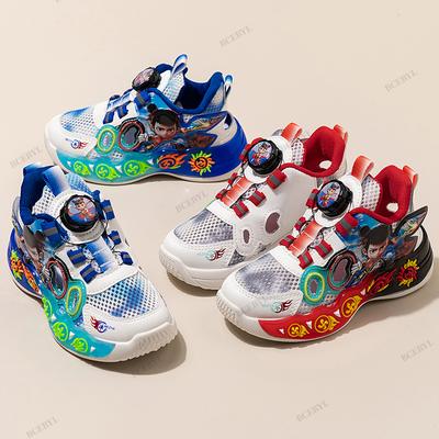 Sandalias Ligeras Transpirables de Moda de Verano para Bebés Niños Zapatos Planos Casuales/Suaves de Dibujos Animados Guapos Escolares de Una Pieza
