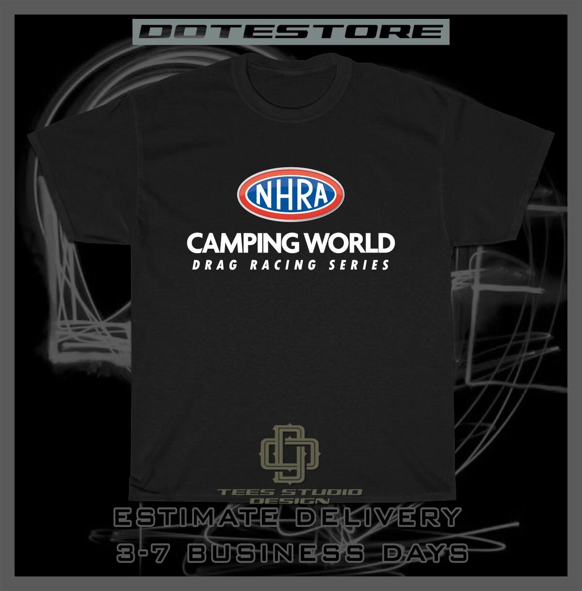 NHRA Camping World Drag Racing Series Logo Men s T-Shirt American Tee Shirt XXXXL
