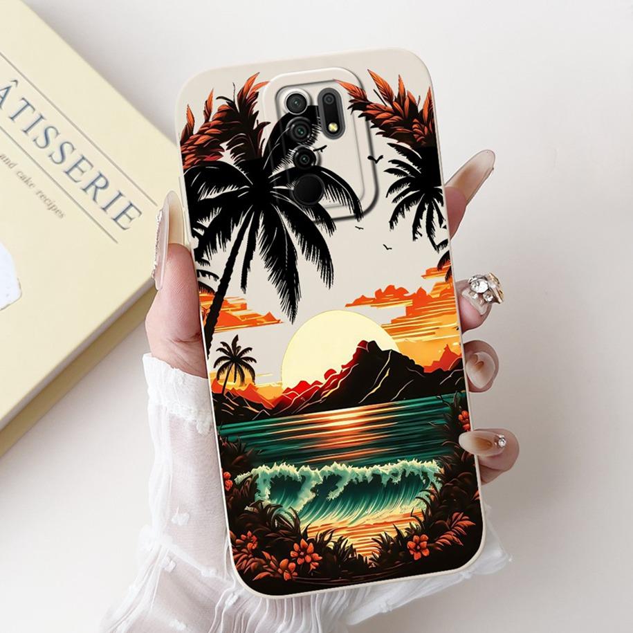 For Xiaomi Redmi 9 Prime Case Luxury Space Painted Shockproof Silicone Soft TPU Back Cover For Xiaomi Redmi 9 Funda Redmi9 Shell