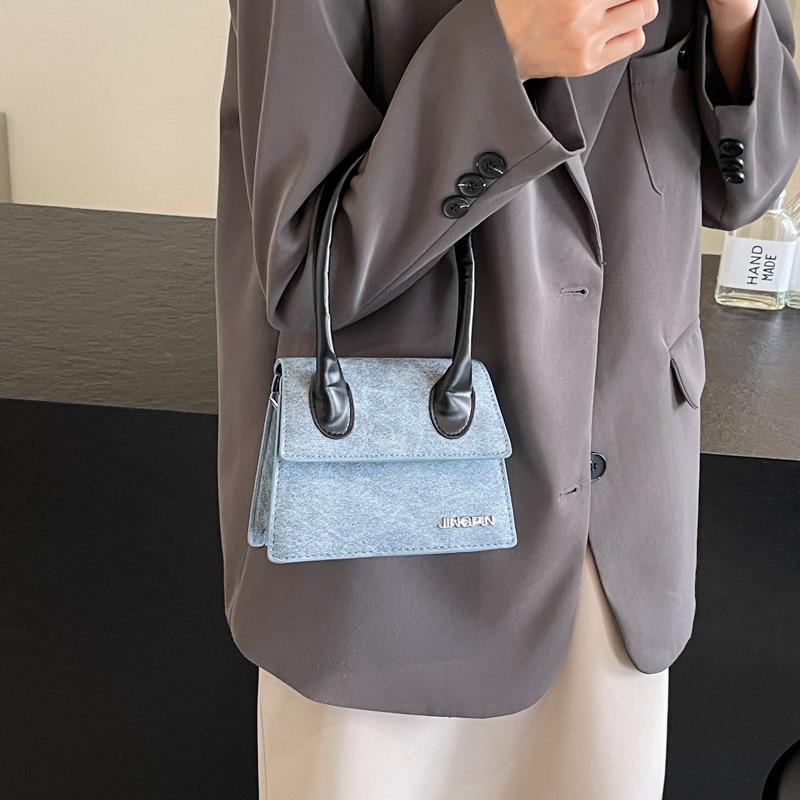 Frühling neu schöne Mode lässige Mode tragbare kleine quadratische Tasche personalisierte Pendler-Schulter-Damentasche