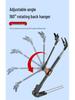 Multi-functional Stainless Steel Fishing Rod Holder and Ground Insert Stand