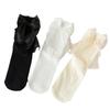 Lolita Socks, Trendy Mid-calf Socks, Cute Lace Bow, Princess Lace Socks
